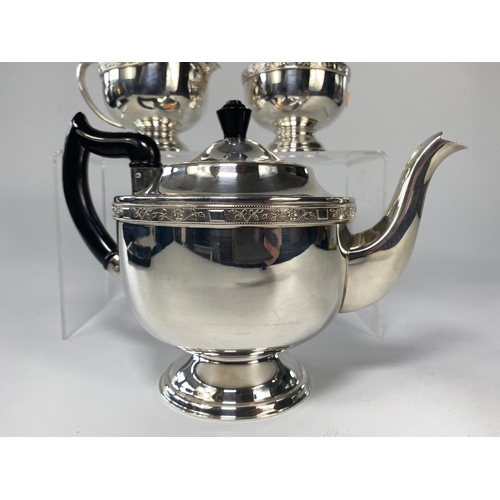 133 - 3pc silver plate tea service by Viners of Sheffield