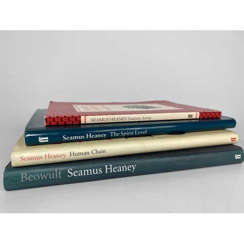 137 - 4 Seamus Heaney books