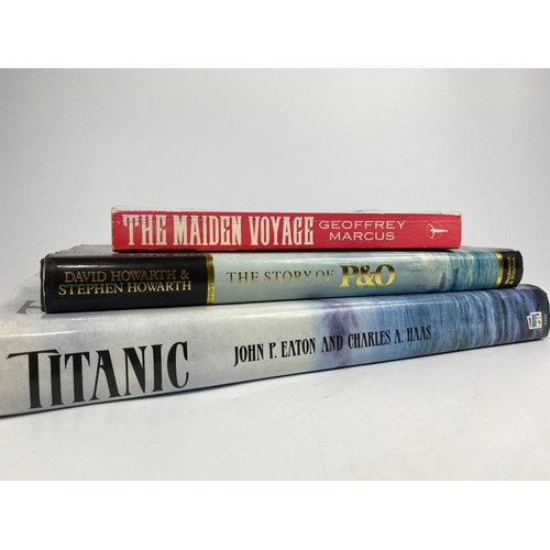 141 - 3 books on the Titanic and P&O