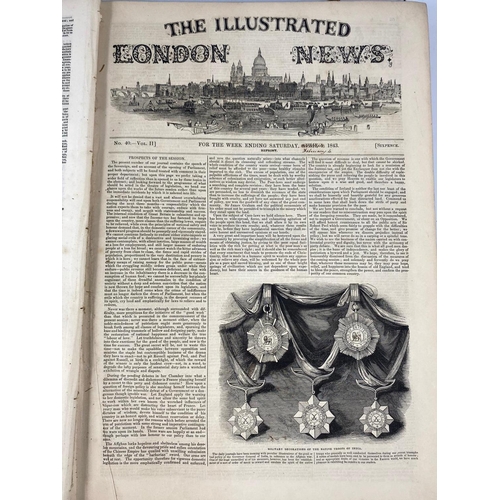 142 - The Illustrated London News dated 1843 with 7500 original sketches