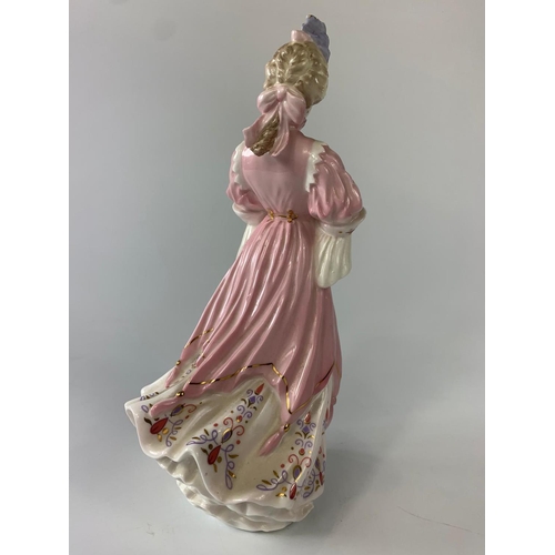 147 - Limited Edition Coalport figurine, Lady Harriet. 23cm