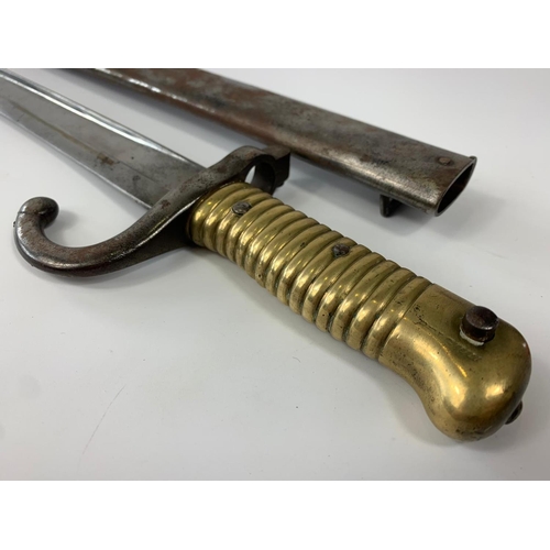 15 - 1870's French bayonet, 71cm