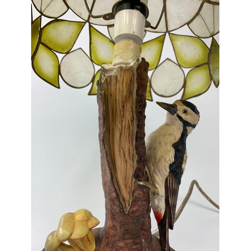 158 - Goebel pottery lamp, 41cm