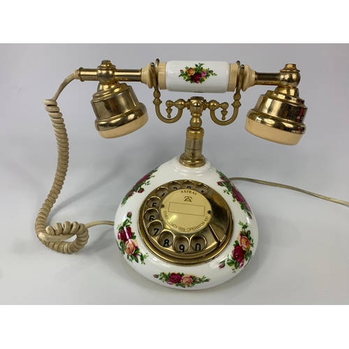 169 - Royal Albert Old Country Roses telephone