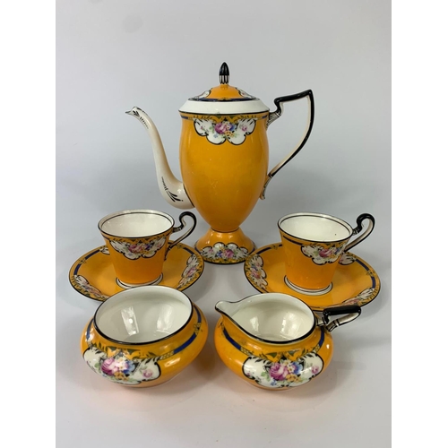 173 - Vintage part coffee set by Duchess