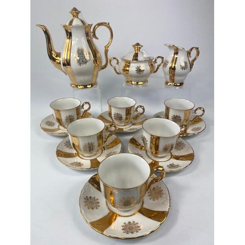 179 - Czechoslovakian gilded tea set