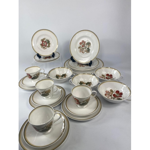 189 - 28pc Suzie Cooper dinner set, Nasturtium