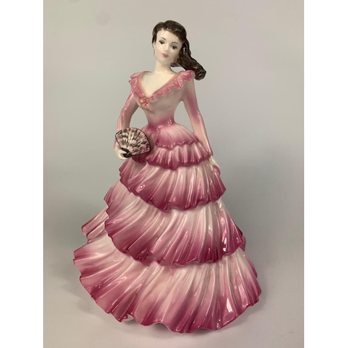 201 - Large Coalport figurine 'Gabrielle.' 21cm