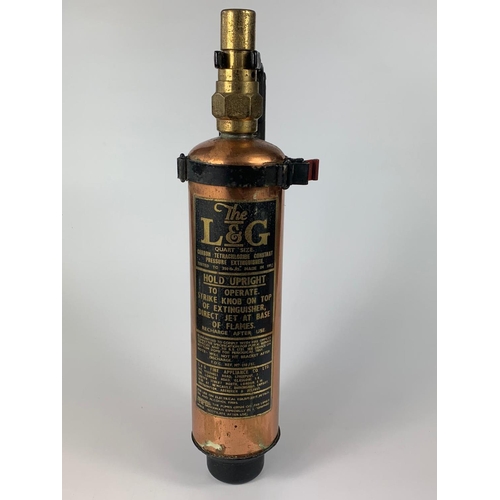 204 - Vintage fire extinguisher. 38cm