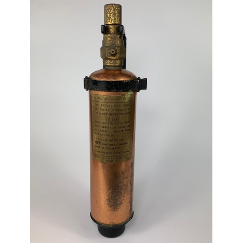 204 - Vintage fire extinguisher. 38cm