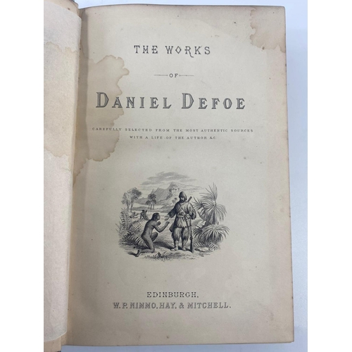 216 - The Works of Daniel Defoe, published 1889 by Nimmo, Hay & Mitchell.