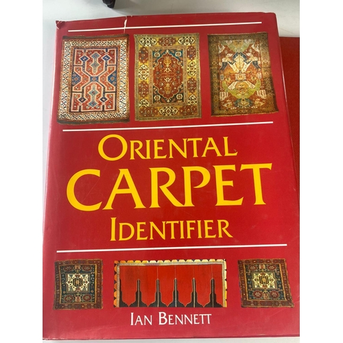 220 - 4 Books on Oriental rugs and treasures from India.