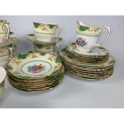 245 - Crown Staffordshire Rob Hogg co. Ltd Belfast tea set.