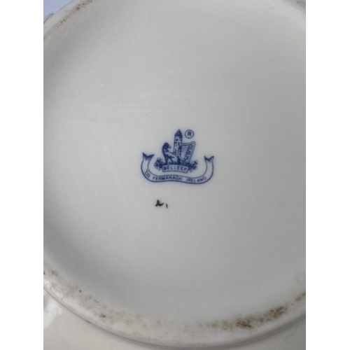 292 - 4 pieces of Belleek pottery