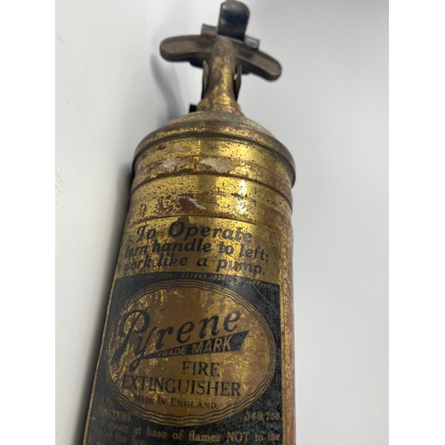 325 - Vintage fire extinguisher, Pyrene, 38cm