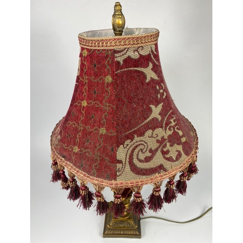 53 - Ornate lamp, 67cm