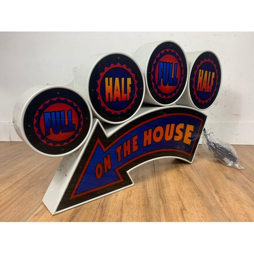 84 - Large light up sign, 99cm