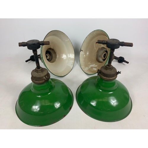 87 - 4 large vintage light fittings, 44cmx40cm