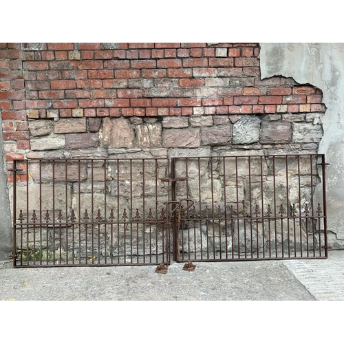 102 - Large set of gates, 294cm x 101cm