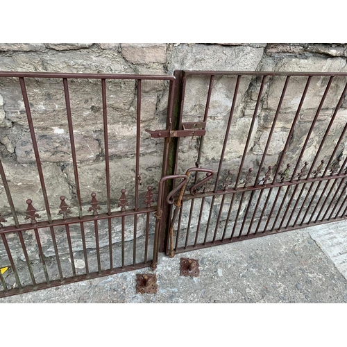 102 - Large set of gates, 294cm x 101cm