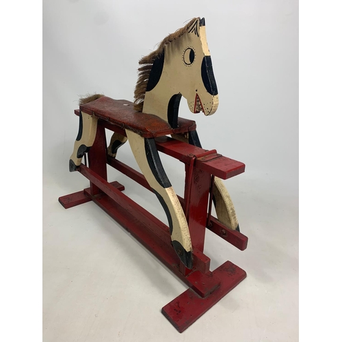 103 - Vintage home made rocking horse