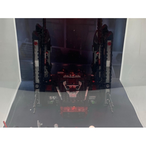 30 - Star Wars LEGO light up display, 34cm x 34cm x 34cm