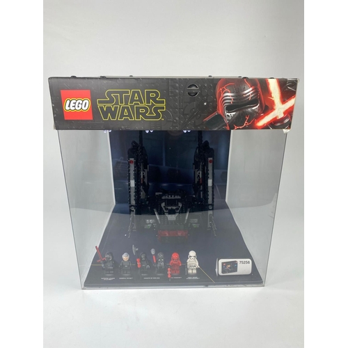 30 - Star Wars LEGO light up display, 34cm x 34cm x 34cm