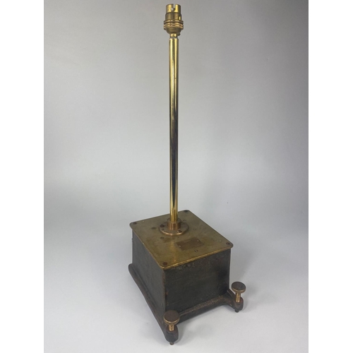 63 - Vintage steampunk lamp, 52cm