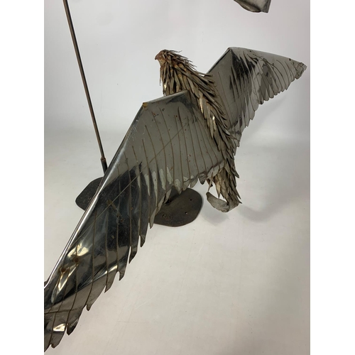 29 - Large Ramsay Dick eagles sculpture, 136x146cm