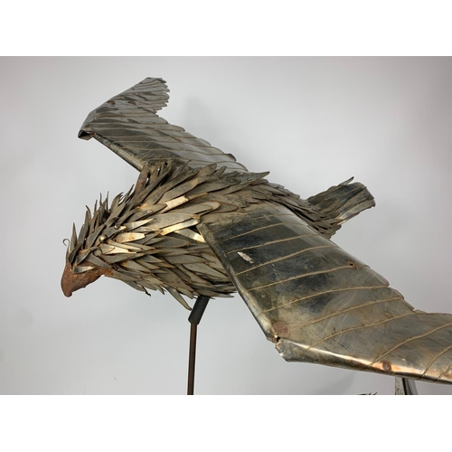 29 - Large Ramsay Dick eagles sculpture, 136x146cm