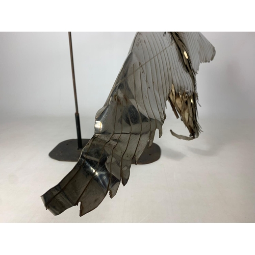 29 - Large Ramsay Dick eagles sculpture, 136x146cm