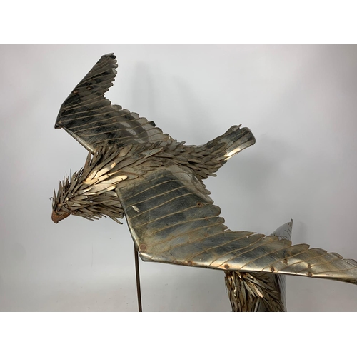 29 - Large Ramsay Dick eagles sculpture, 136x146cm