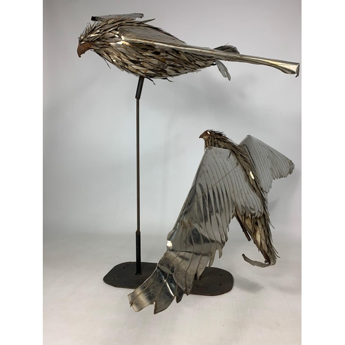 29 - Large Ramsay Dick eagles sculpture, 136x146cm