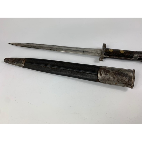 1 - Late 19th century bayonet stamped, W.D. and V.R.  44cm