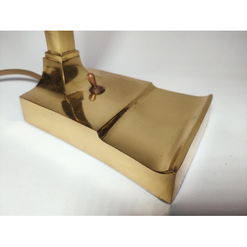 43 - Vintage style brass desk lamp