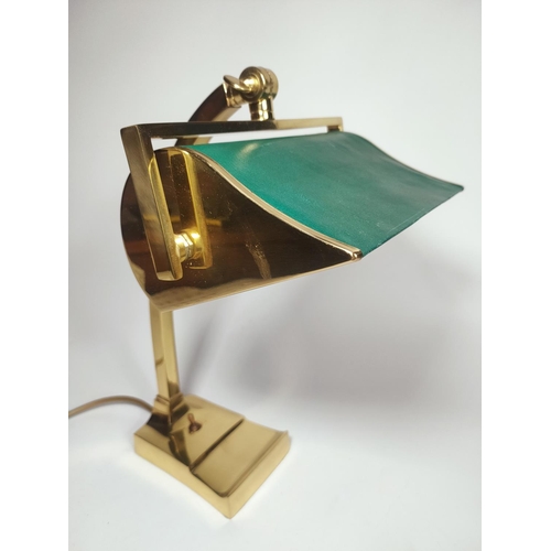 43 - Vintage style brass desk lamp