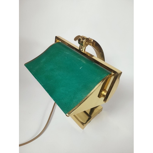 43 - Vintage style brass desk lamp