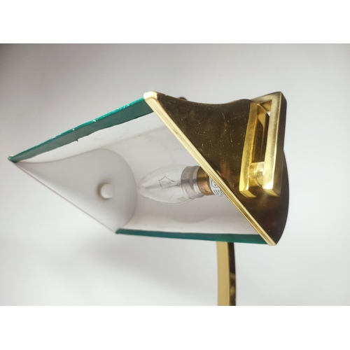 43 - Vintage style brass desk lamp