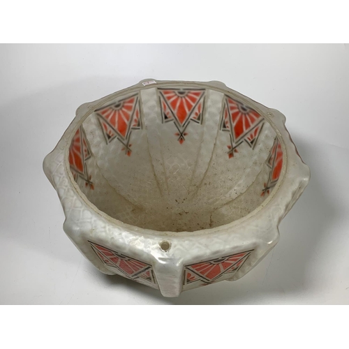 48 - Large Art Deco 1930's light shade, 35cm