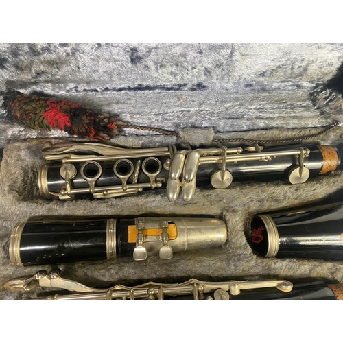 56 - Boosey & Hawkes vintage clarinet in case