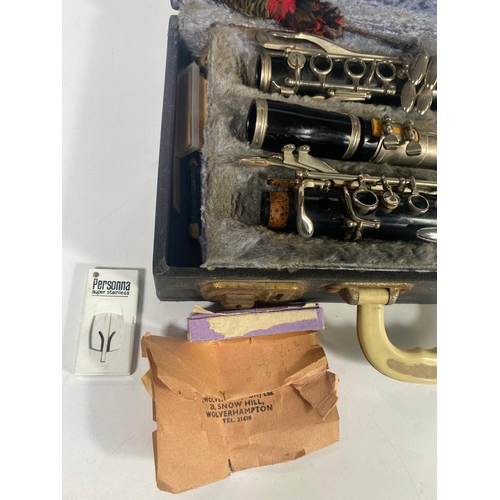 56 - Boosey & Hawkes vintage clarinet in case