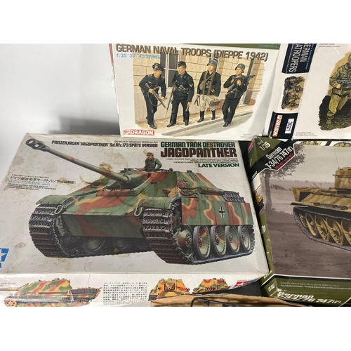 108 - Quantity of toy German military display models