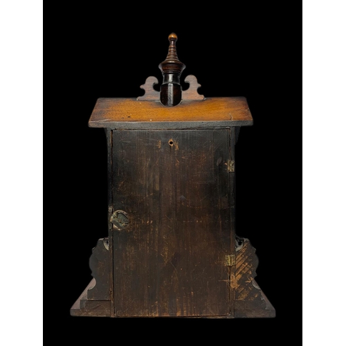 15 - Late 19th century Philipp Haas & Sohne German mantle clock. 26x24x39cm