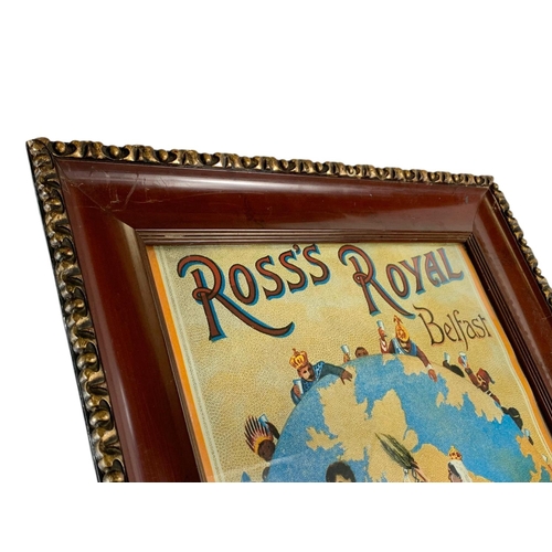 110 - Old style Ross’s Royal sign in a Victorian frame. 50/66cm