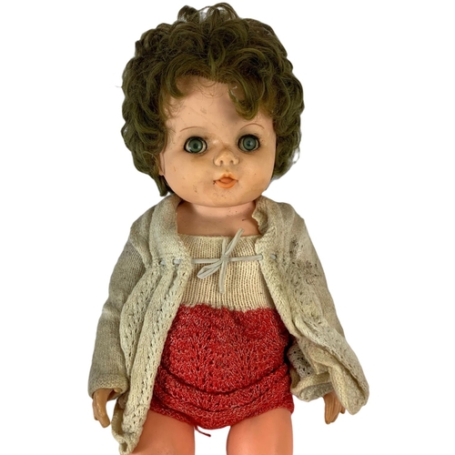 123 - 2 vintage dolls. 60cm