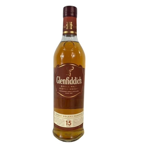 15 - Glenfiddich Single Malt Scotch Whisky. Aged 15 years