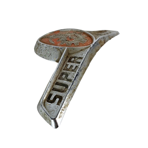 155 - Fordson Super Major tractor front badge. 27cm