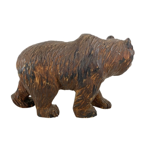 156 - Black Forest bear. 21cm