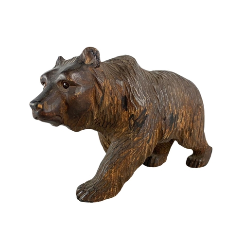 156 - Black Forest bear. 21cm