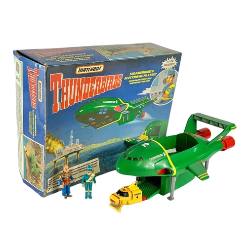 167 - Matchbox Thunderbirds electronic playset with pilot commands and rocket sounds. 45/15/35cm